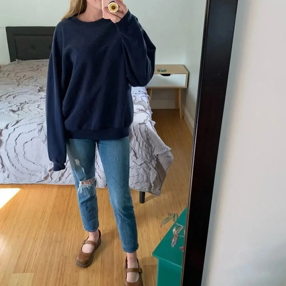 Vintage 90s Jerzee’s Crewneck Pullover Sweatshirt - Picture 2 of 8